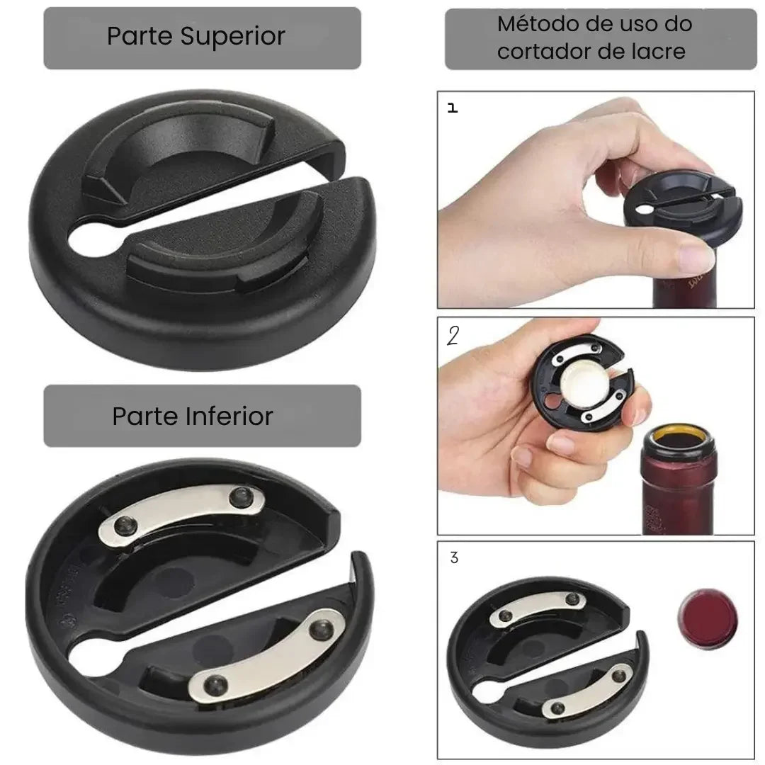 Abridor de Vinho Elétrico Automático - Modern Casa