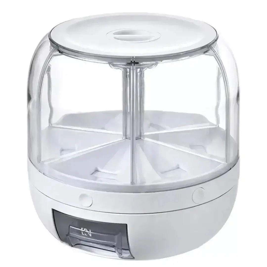 Dispensador Organizador Giratório 360° para Arroz e Grãos - Modern Casa