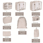 Kit Bolsas Organizadoras Para Mala de Viagem - Compre 5 Leve 7 - Modern Casa