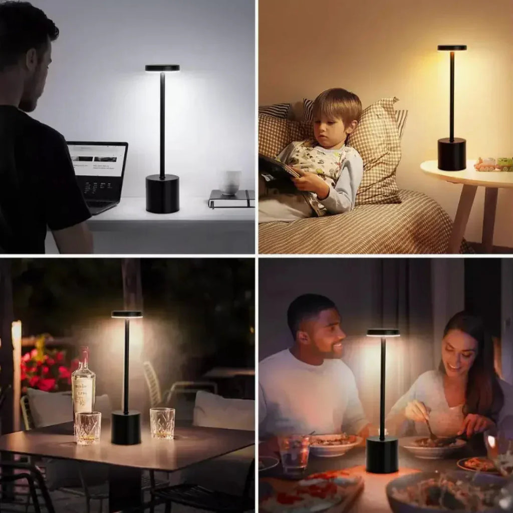 Luminária de Mesa LED Recarregável - Modern Casa