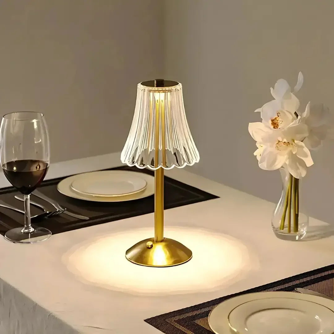 Luminária Abajur de Mesa LED 3 Cores - Modern Casa