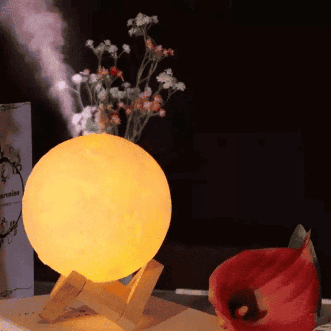 Luminária De Lua Cheia 3D Led - Modern Casa