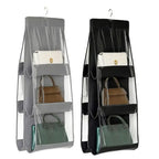 Organizador De Bolsas Multiuso Com Cabide Para Guarda Roupas - Modern Casa