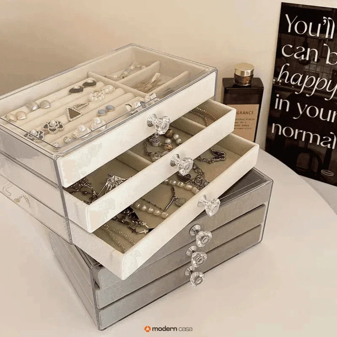 Organizador de Jóias Acrílico 3 Camadas - Modern Casa