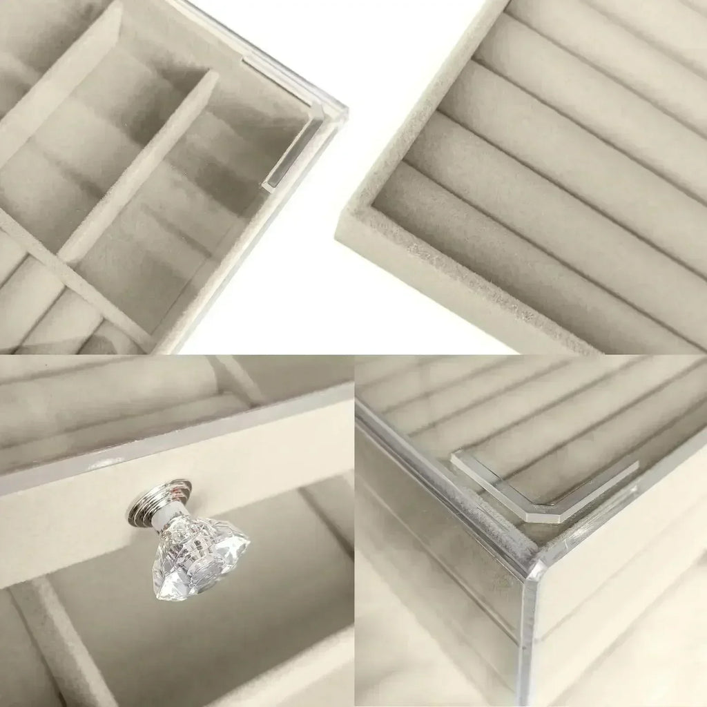Organizador de Jóias Acrílico 3 Camadas - Modern Casa