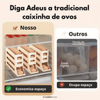Organizador Porta-Ovos com Rolagem Automática - Modern Casa
