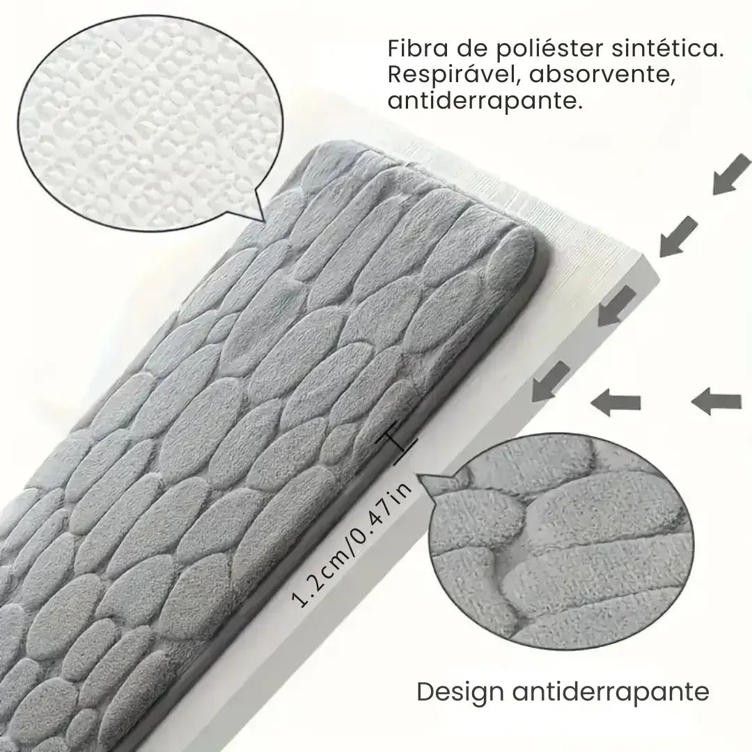 Tapete Antiderrapante Para Banheiro Alta Absorção - Modern Casa