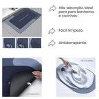 Tapete Mágico Absorvente Antiderrapante para Banheiro - Modern Casa